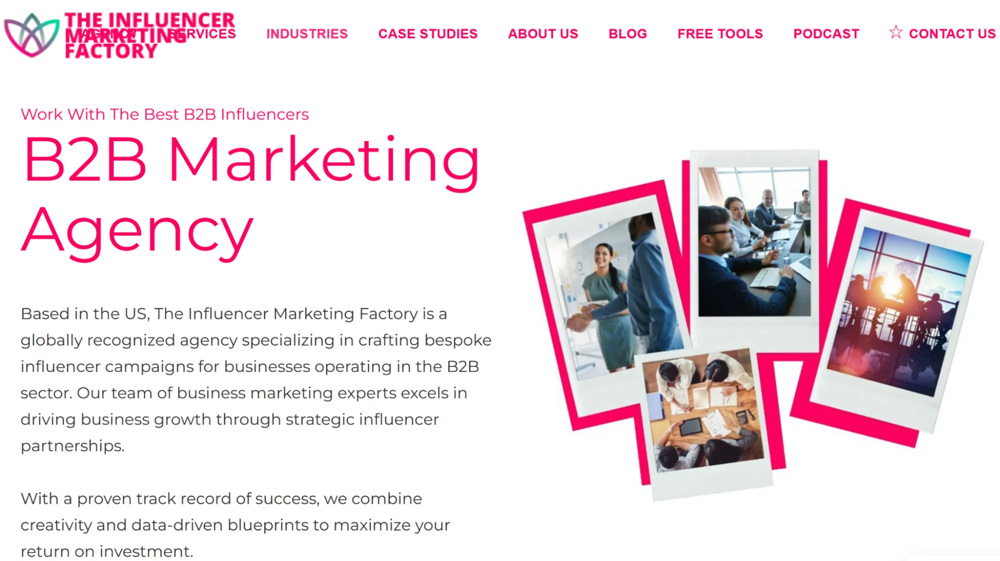 Top B2B Influencer Marketing Agency - Influencer Marketing Factory