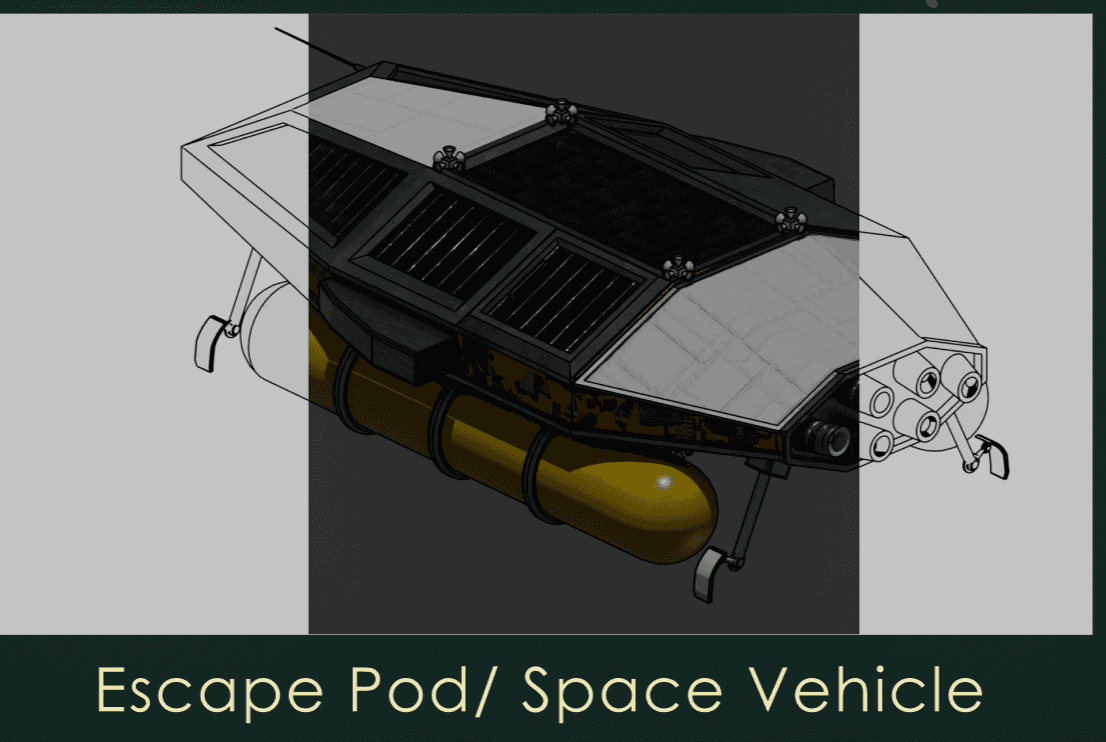 The space pod design and model.