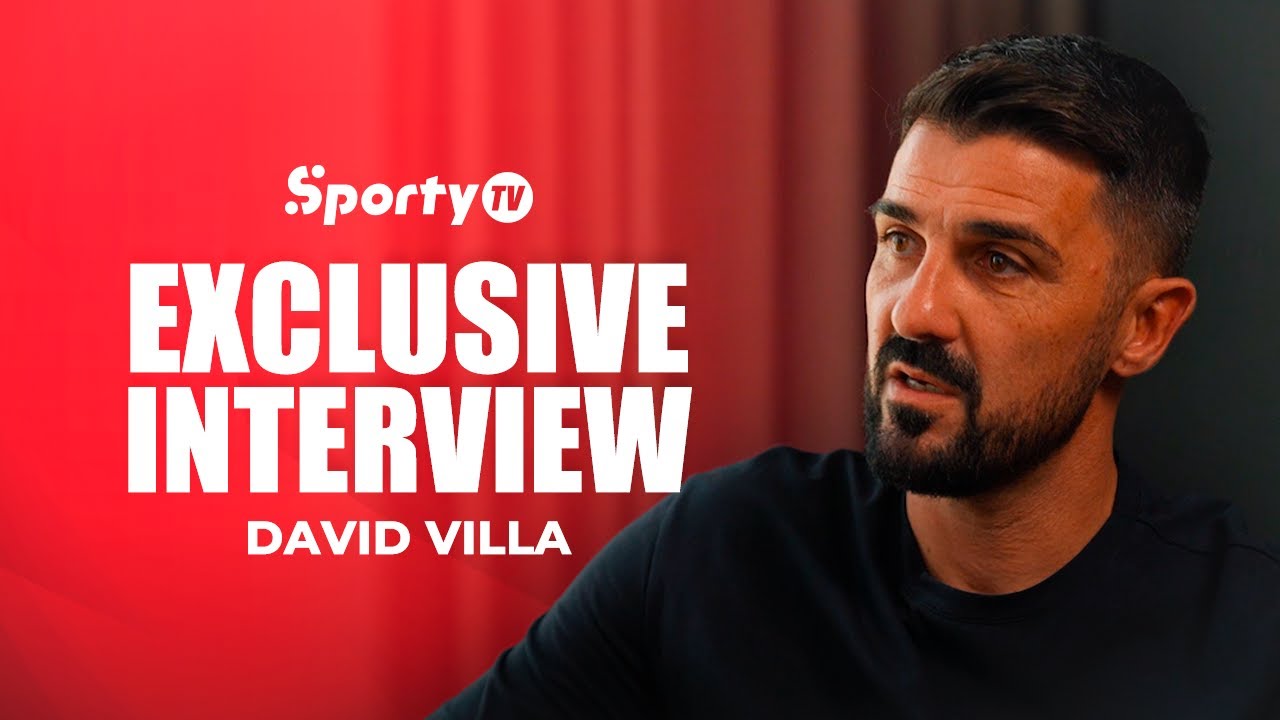 David Villa interviewed by Sara Poraria for SportyTV
