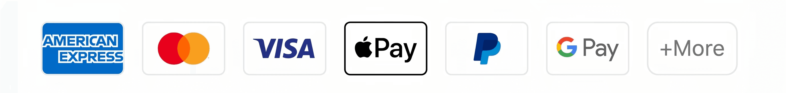 Visa, Mastercard, American Express and more