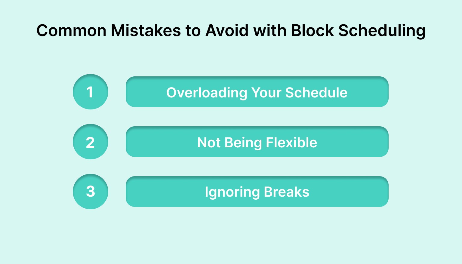 Common Mistakes to Avoid with Block Scheduling