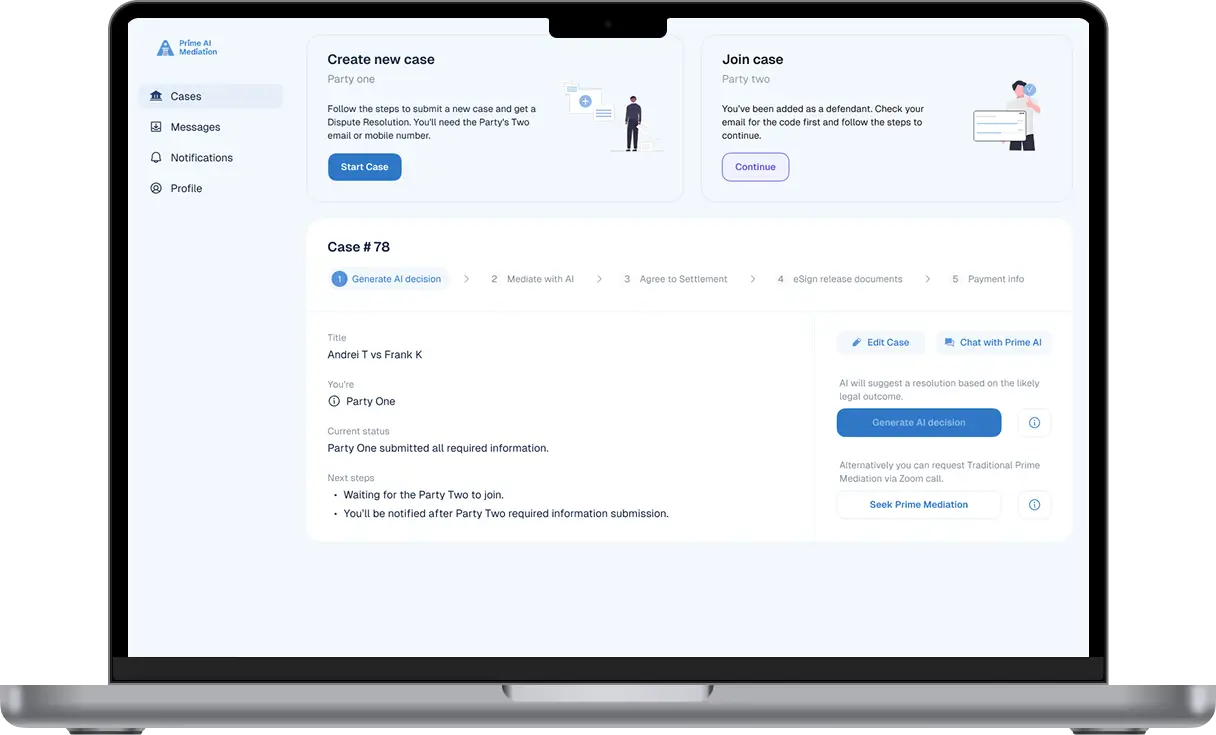 Prime AI Mediaion Desktop app