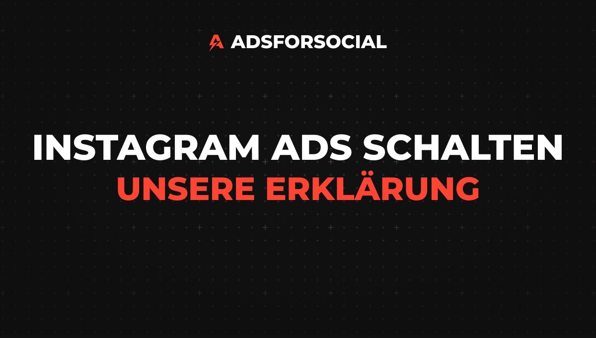 instagram werbung schalten