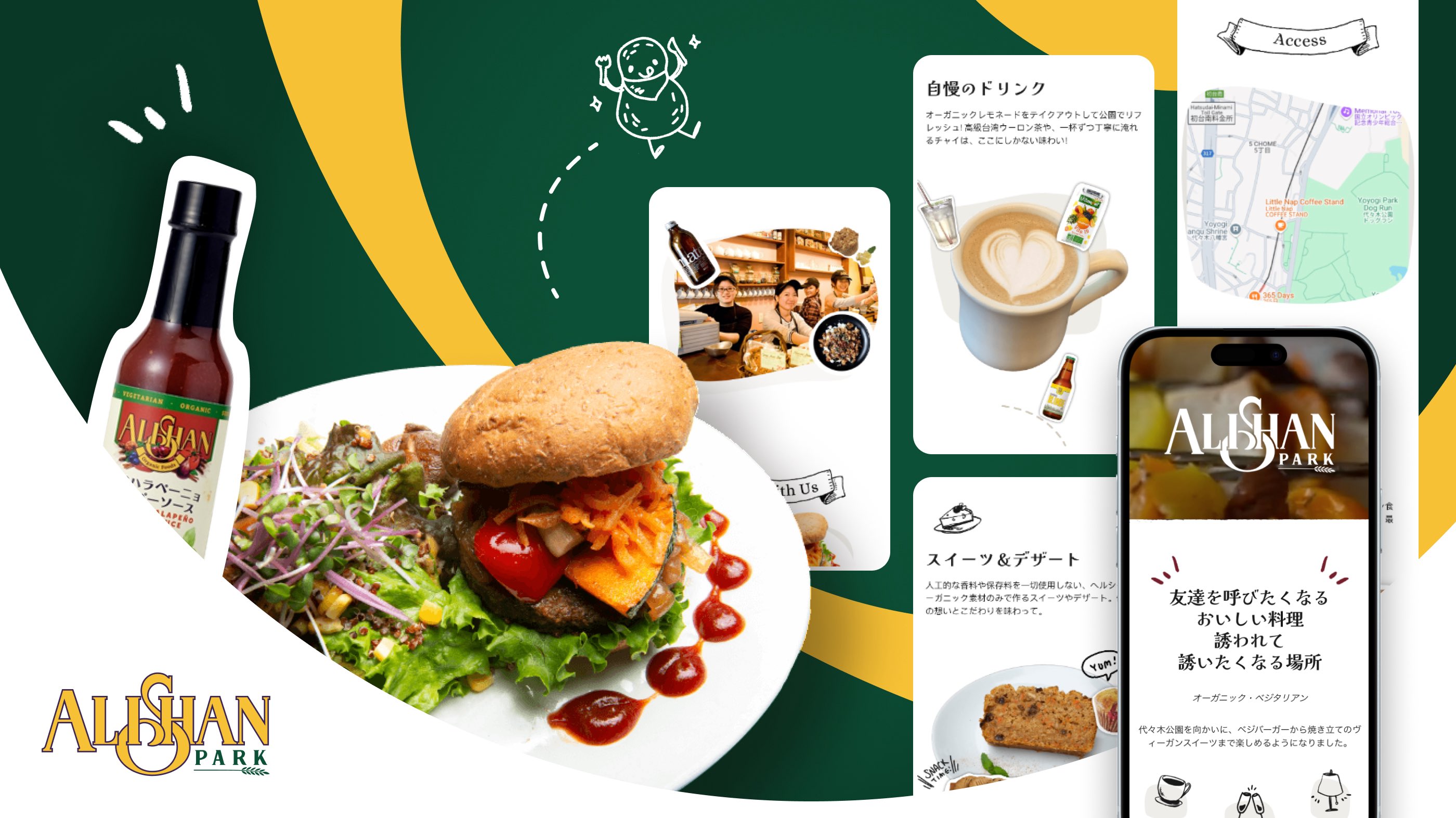 Alishan cafe and rental property website design and development