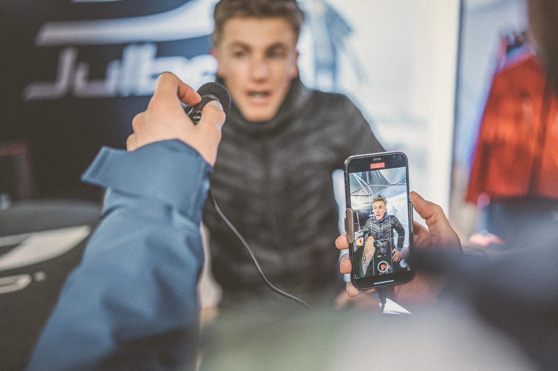 Vignette interview en direct d'un participant. 