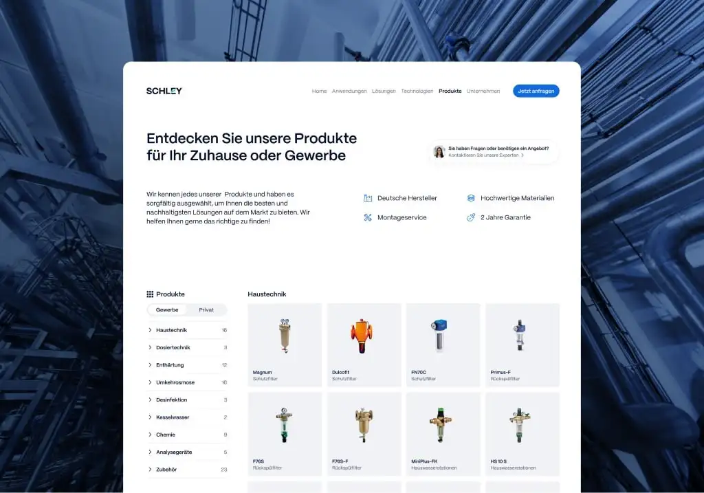 Screenshot aus einem Projekt