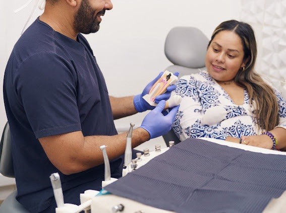 Dentist with his Patient