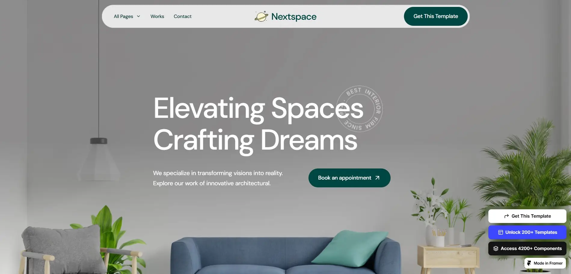 NextSpace framerbite template