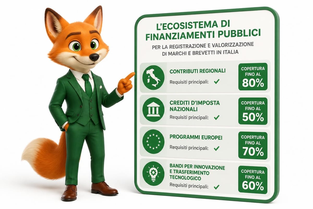 Finanziamenti proprietà industriale