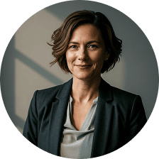 Portrait of Olivia Martinez, a woman with a warm smile in professional attire