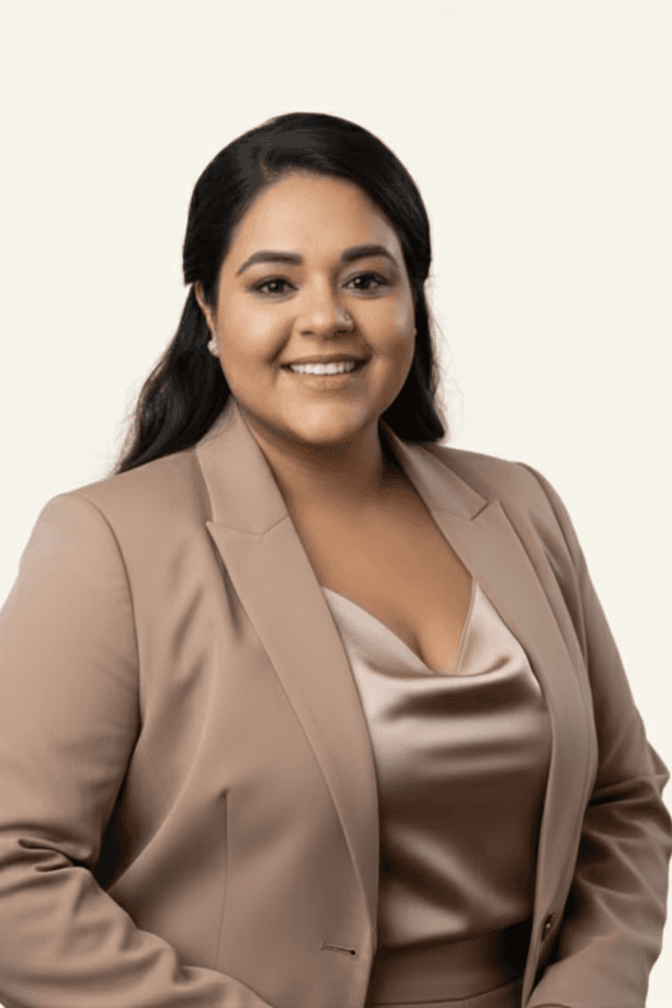 Portrait of portfolio creator – front view