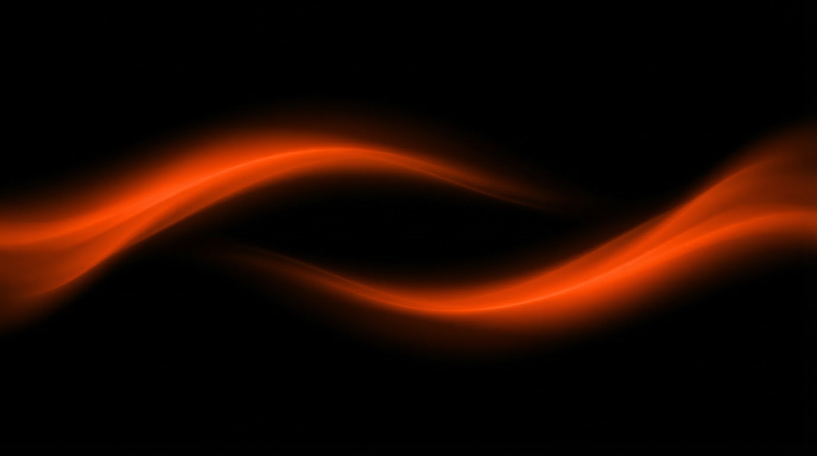 Abstract yellow lines on a dark background