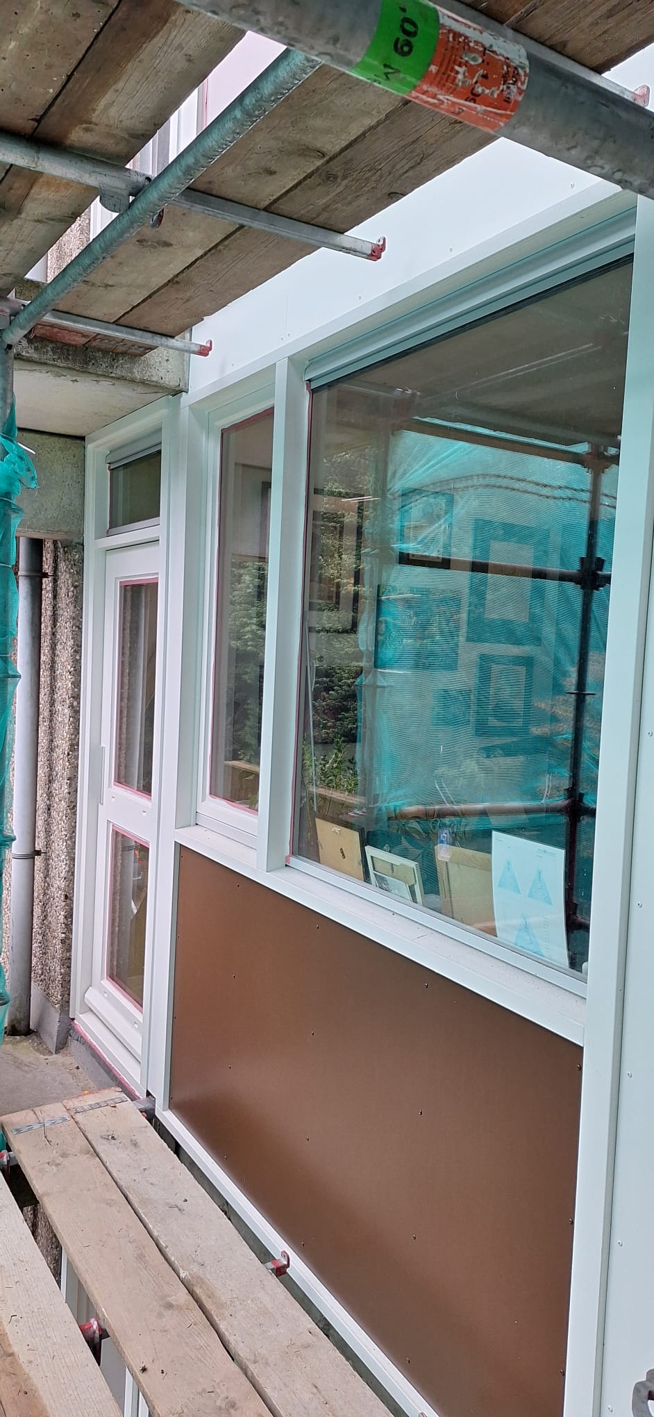 Two men greeting with hand