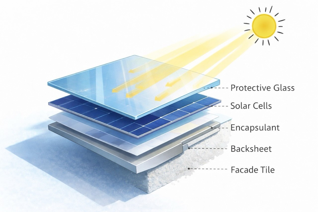 Facade BIPV offers big energy potential but is limited by dense urban environment neighboring buildings correct planning in 3D across the year is essential