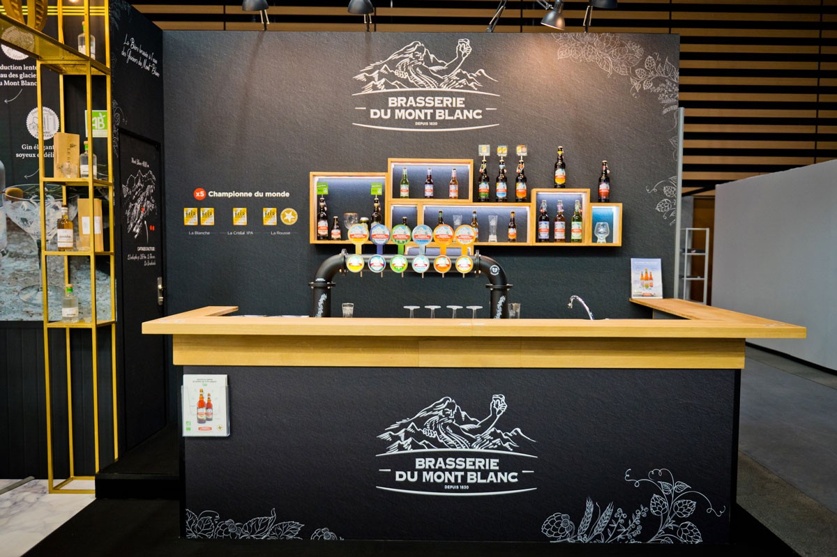 Indoor stand Brasserie du Mont Blanc by Expace