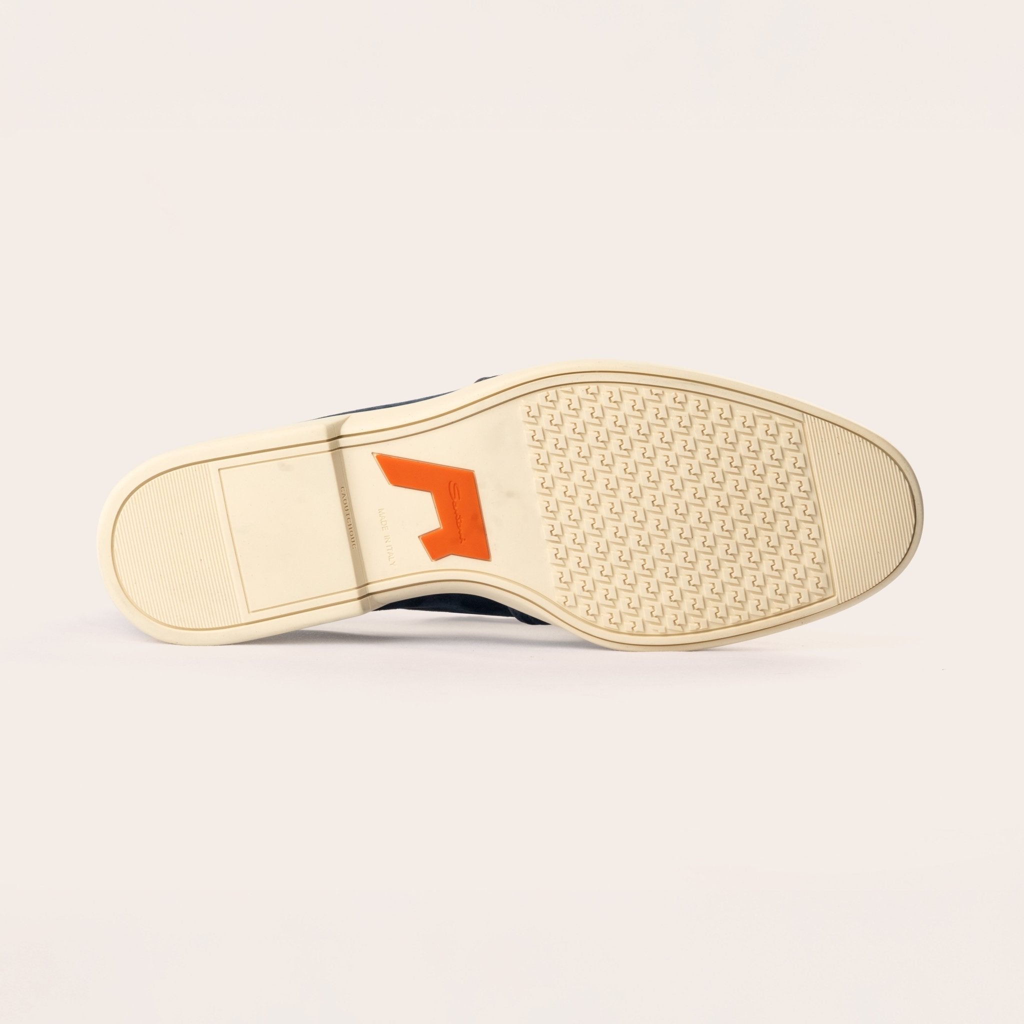 Men's blue suede Summer loafer - Mandelli UK