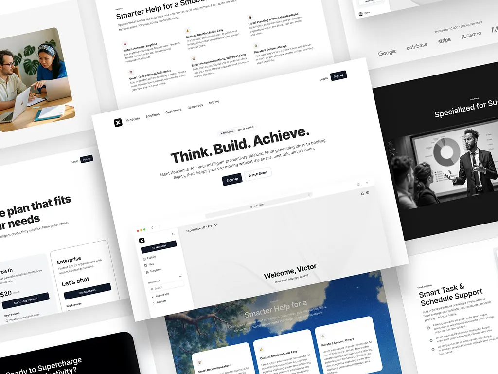 Presentation of work