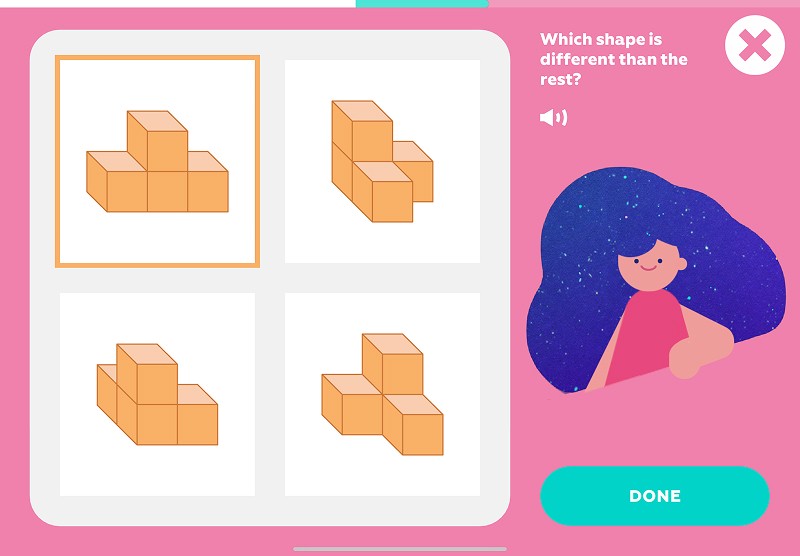 Same and different: find the shape that doesn’t match