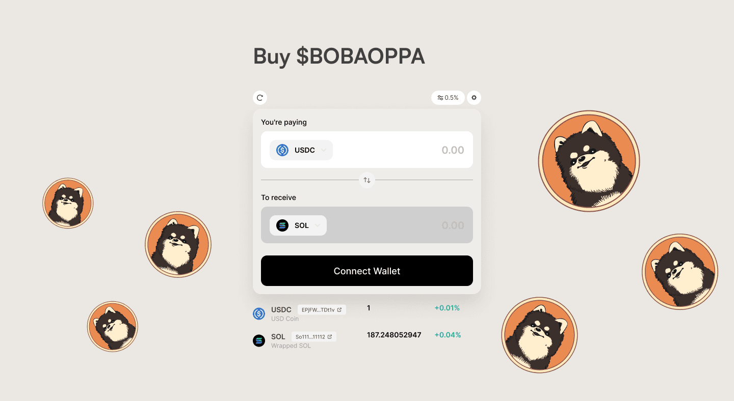 Bobaoppa meme coin