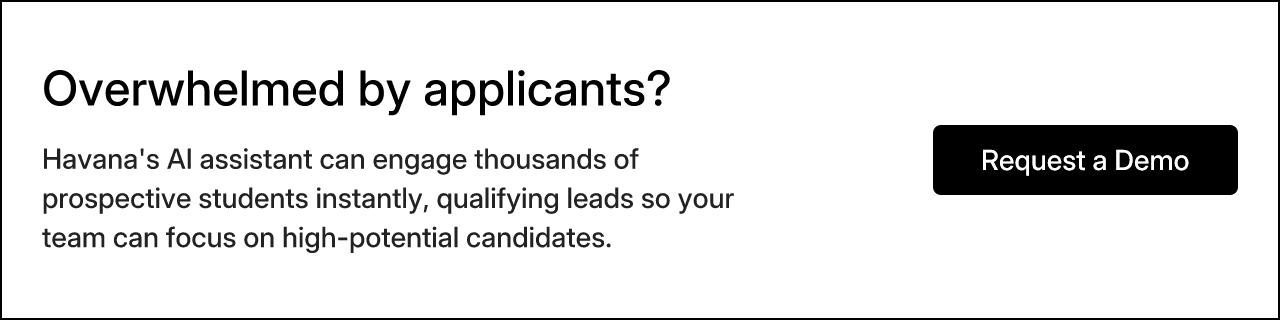 Overwhelmed by applicants?