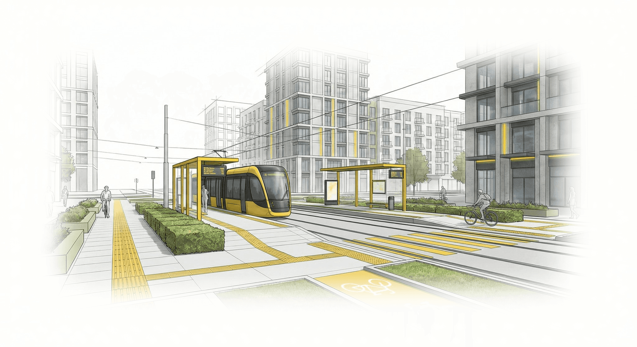 An illustration of an architecture sketch