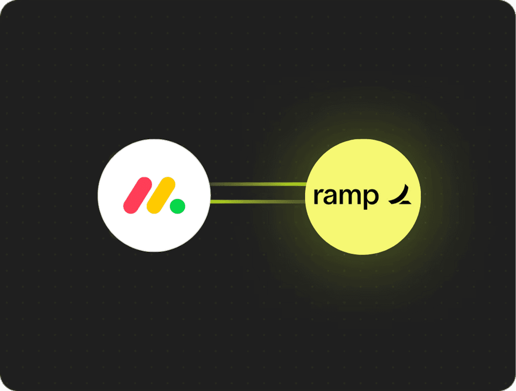 Ramp och monday.com integration