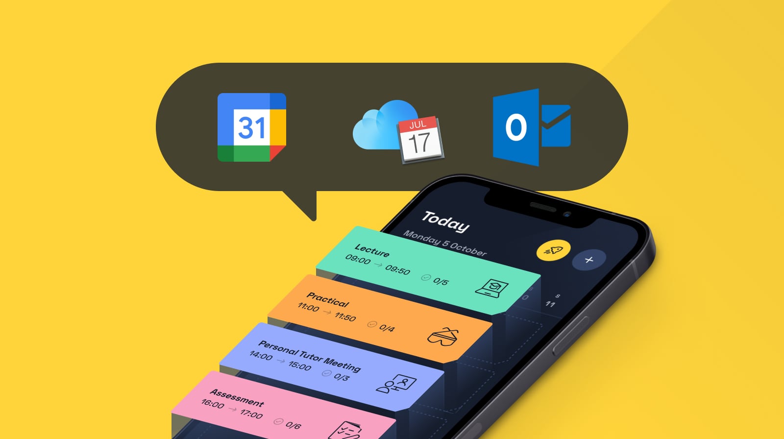 Booost app timetable import