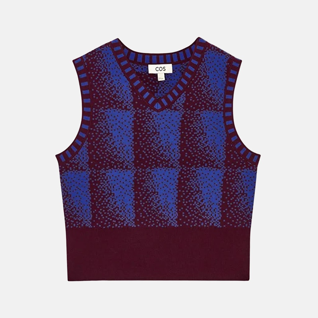 Black and Blue Sustainable Tank Top