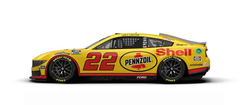 Joey Logano will drive the No. 22 Shell Pennzoil Ford.