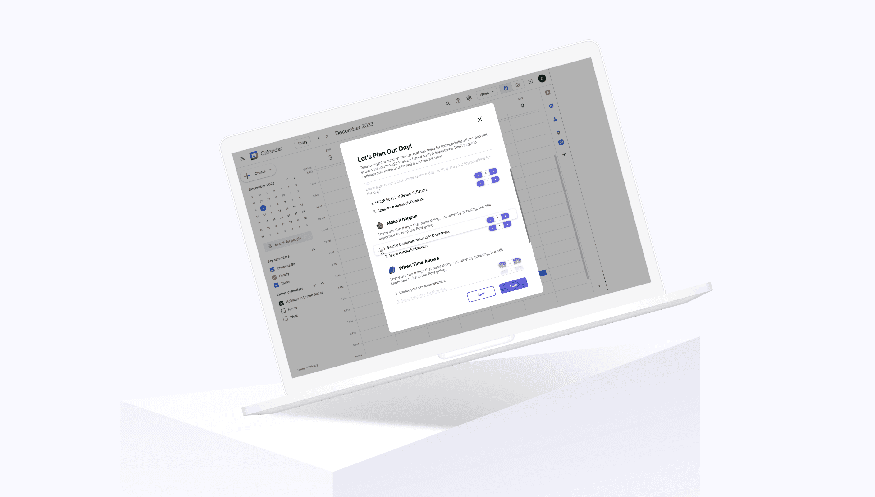 Task Husky Web Mockup