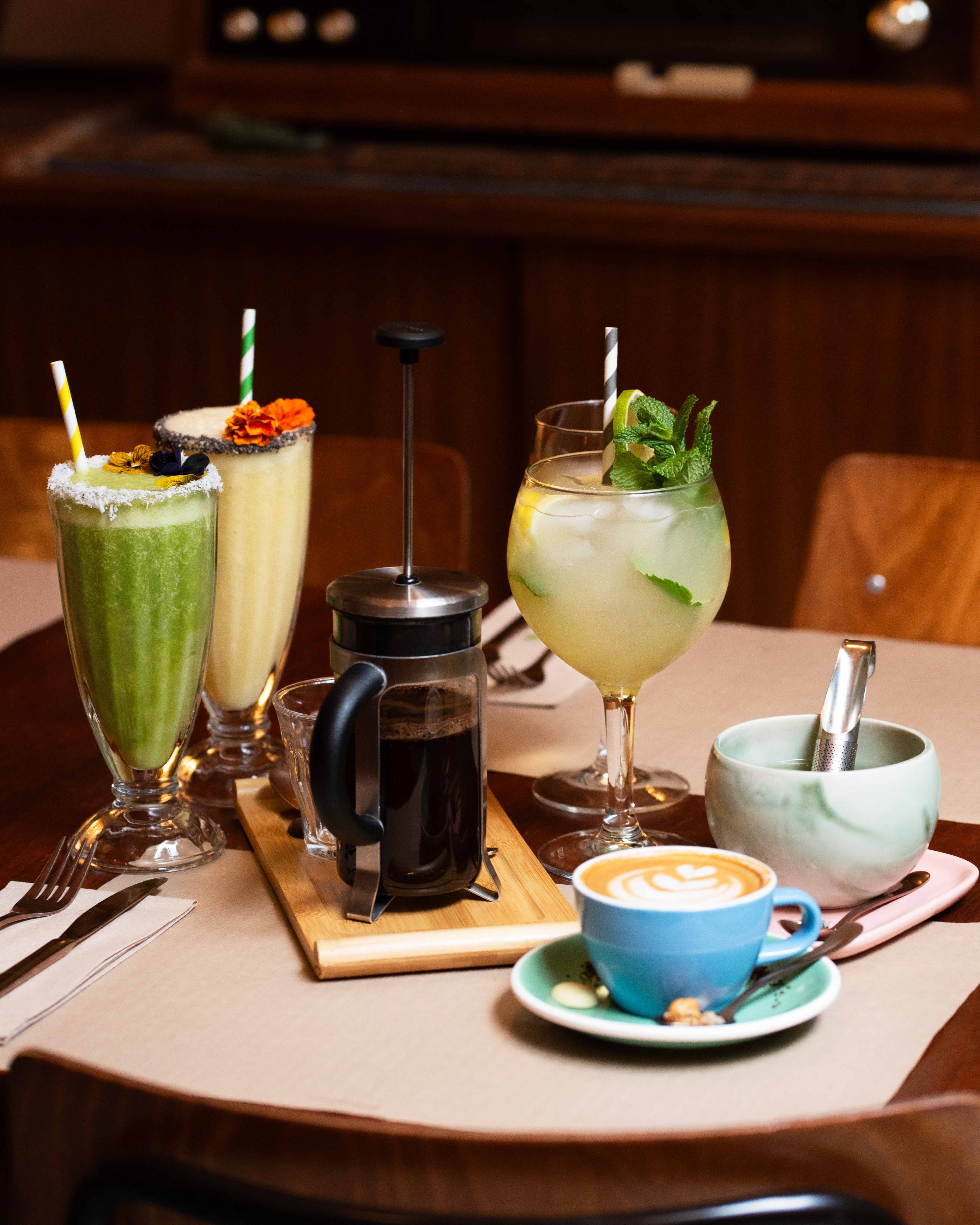 café de especialidad, té orgánico, batidos