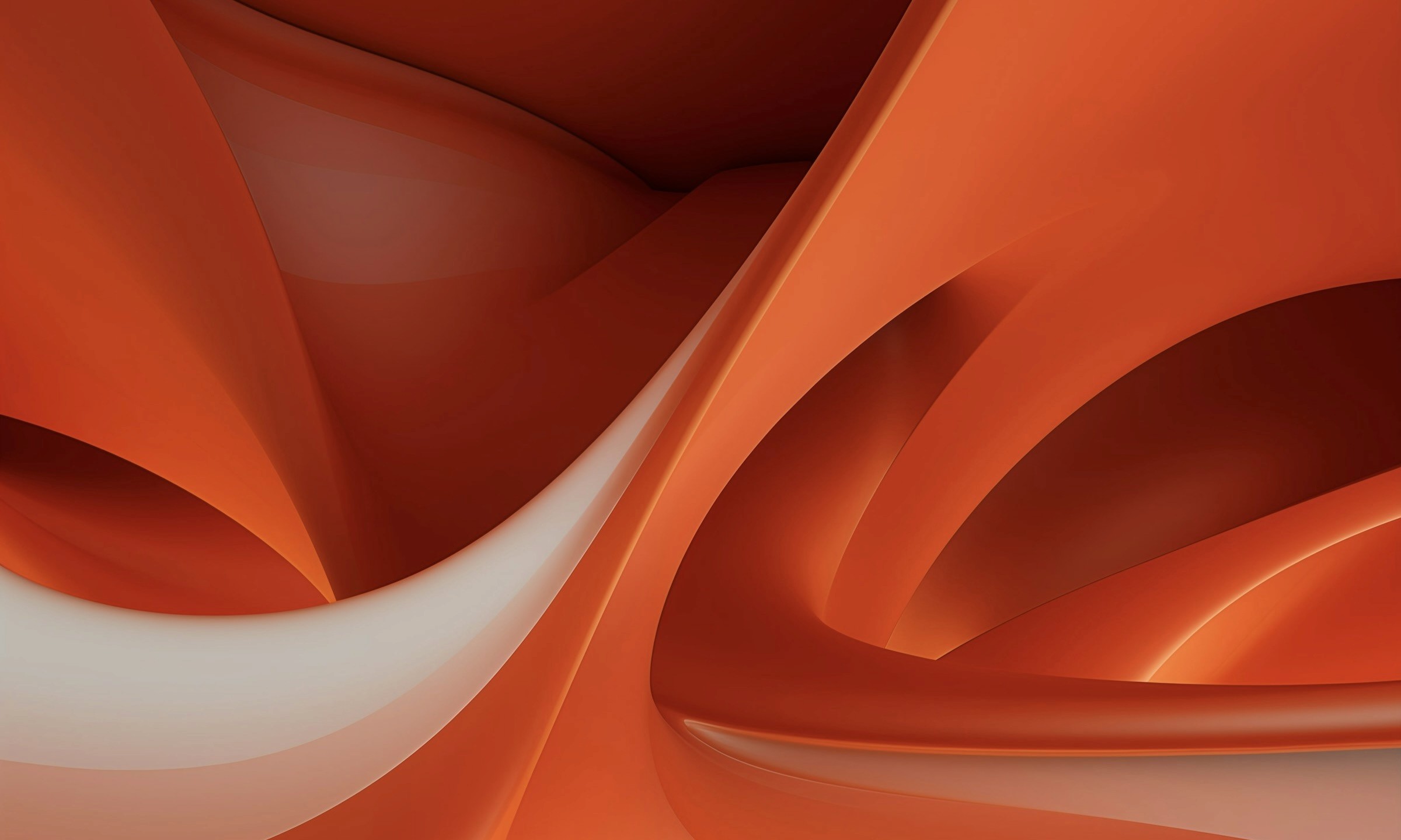 Abstract orange geometry