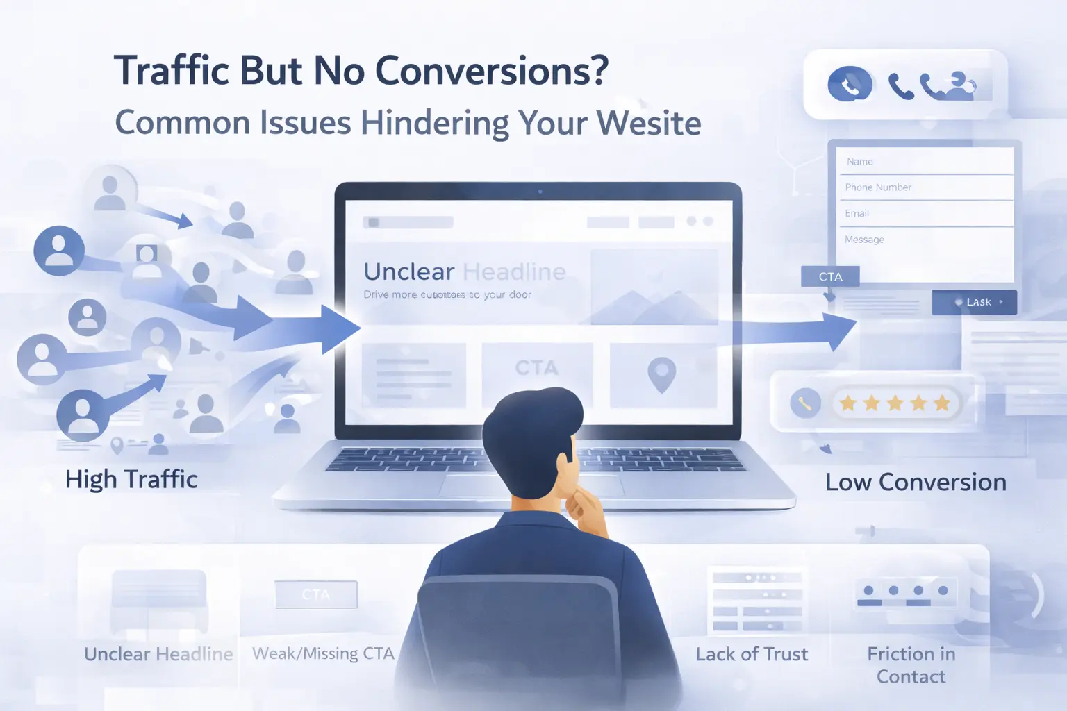 Cliente entendiendo porque su web no convierte