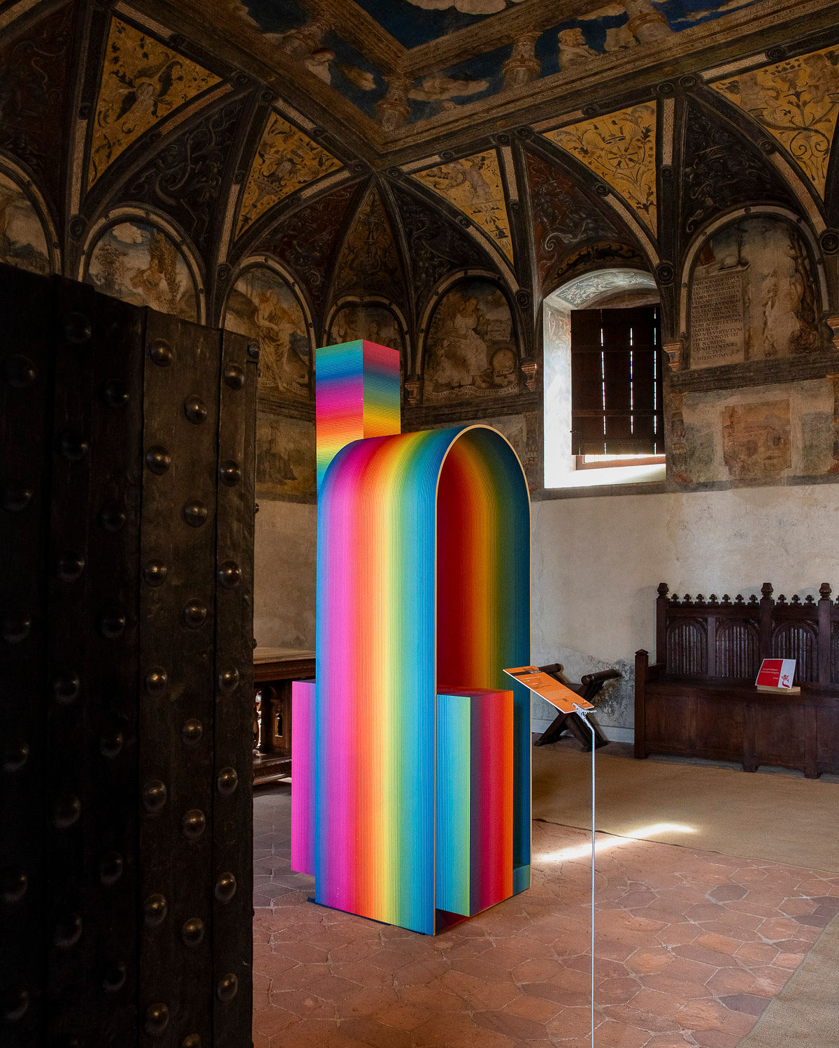 Roots Altar sculptural cabinet at PAD Paris design fair by Jiří Krejčiřík