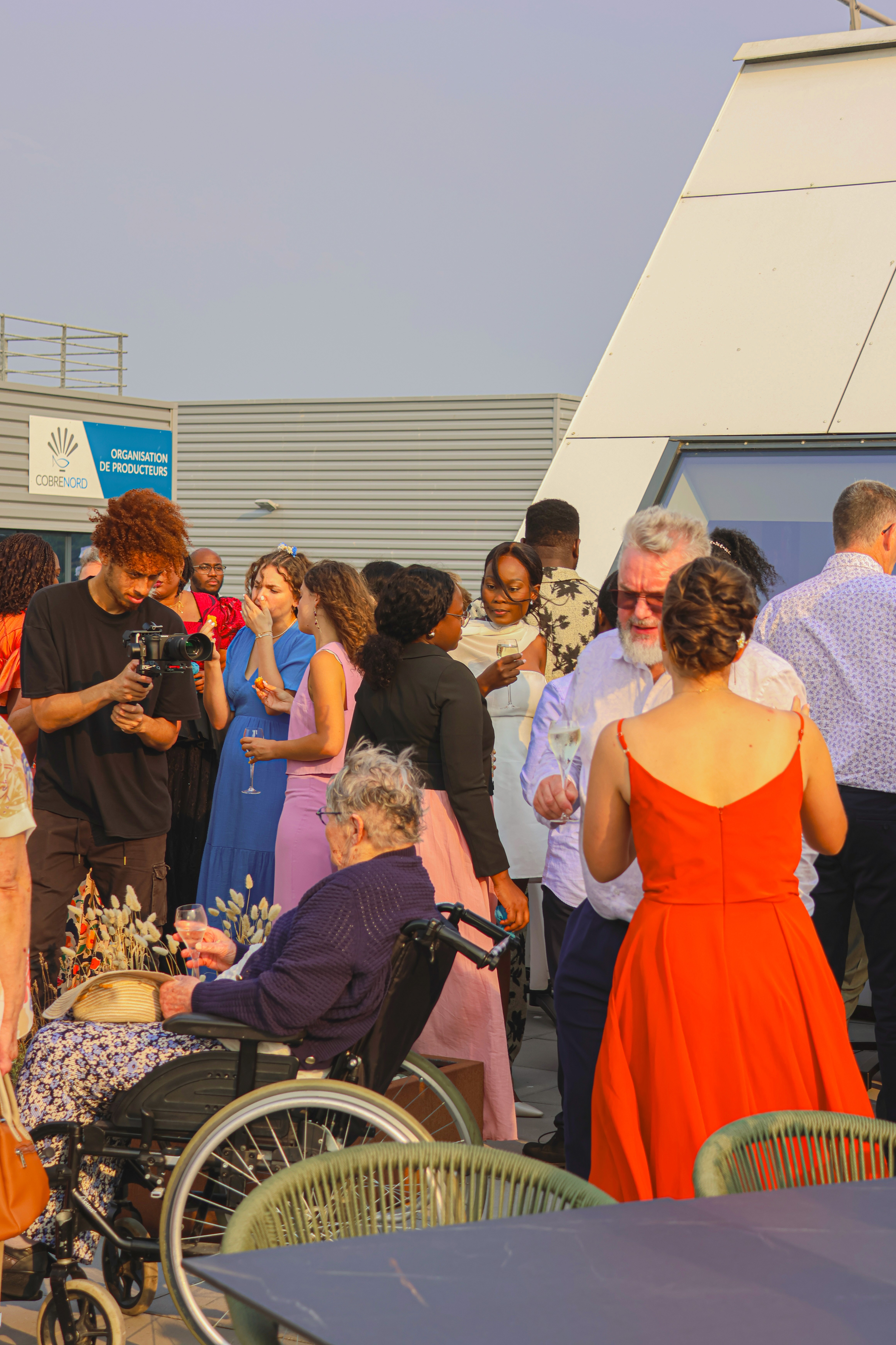 Man at Desk with Devices