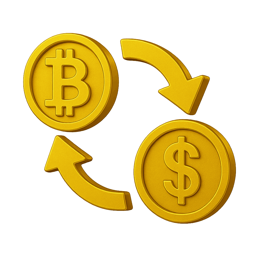 3D blue icon of a prohibition symbol on top of a stack of coins