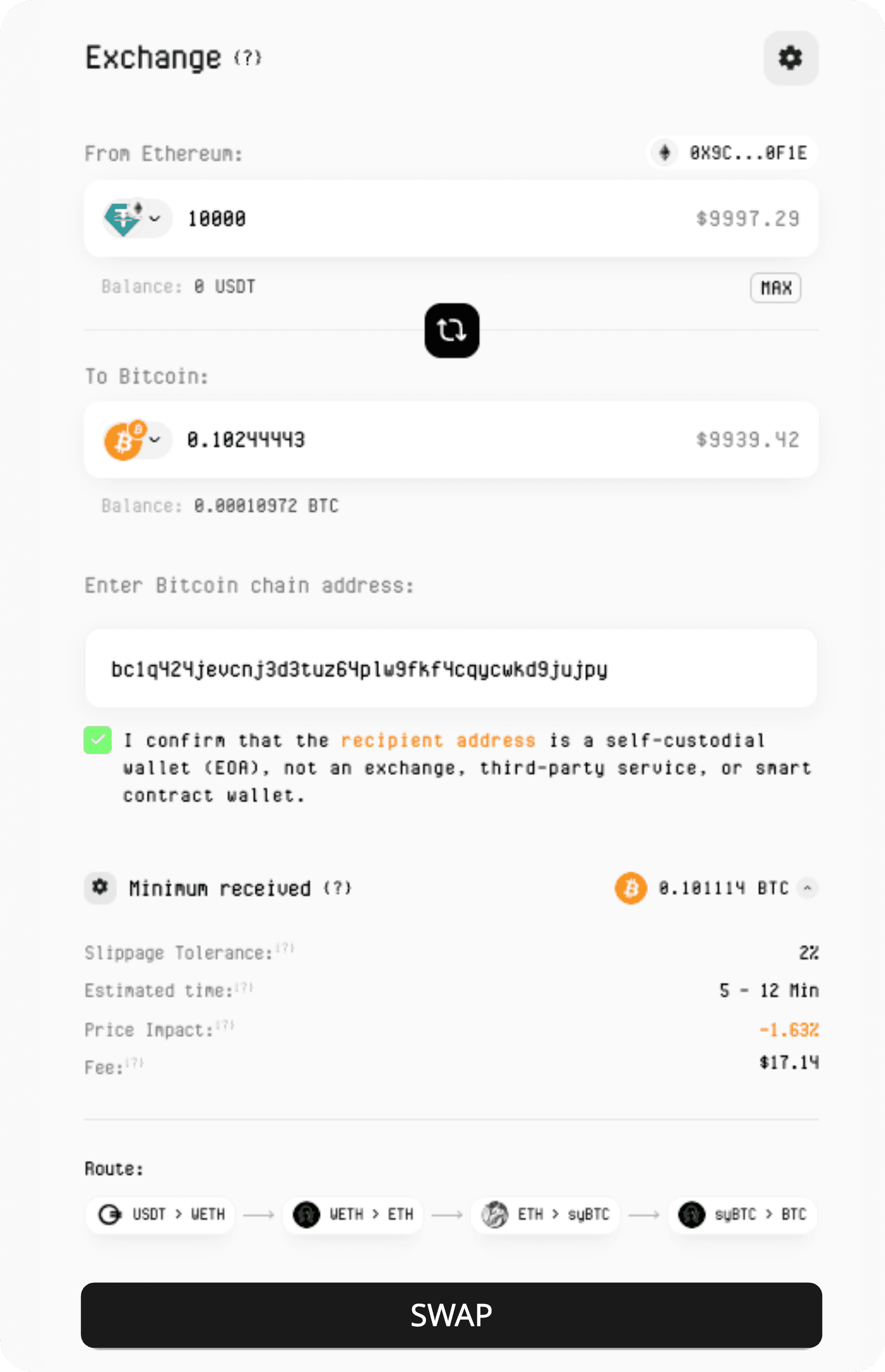 How to Bridge to and from BTC
