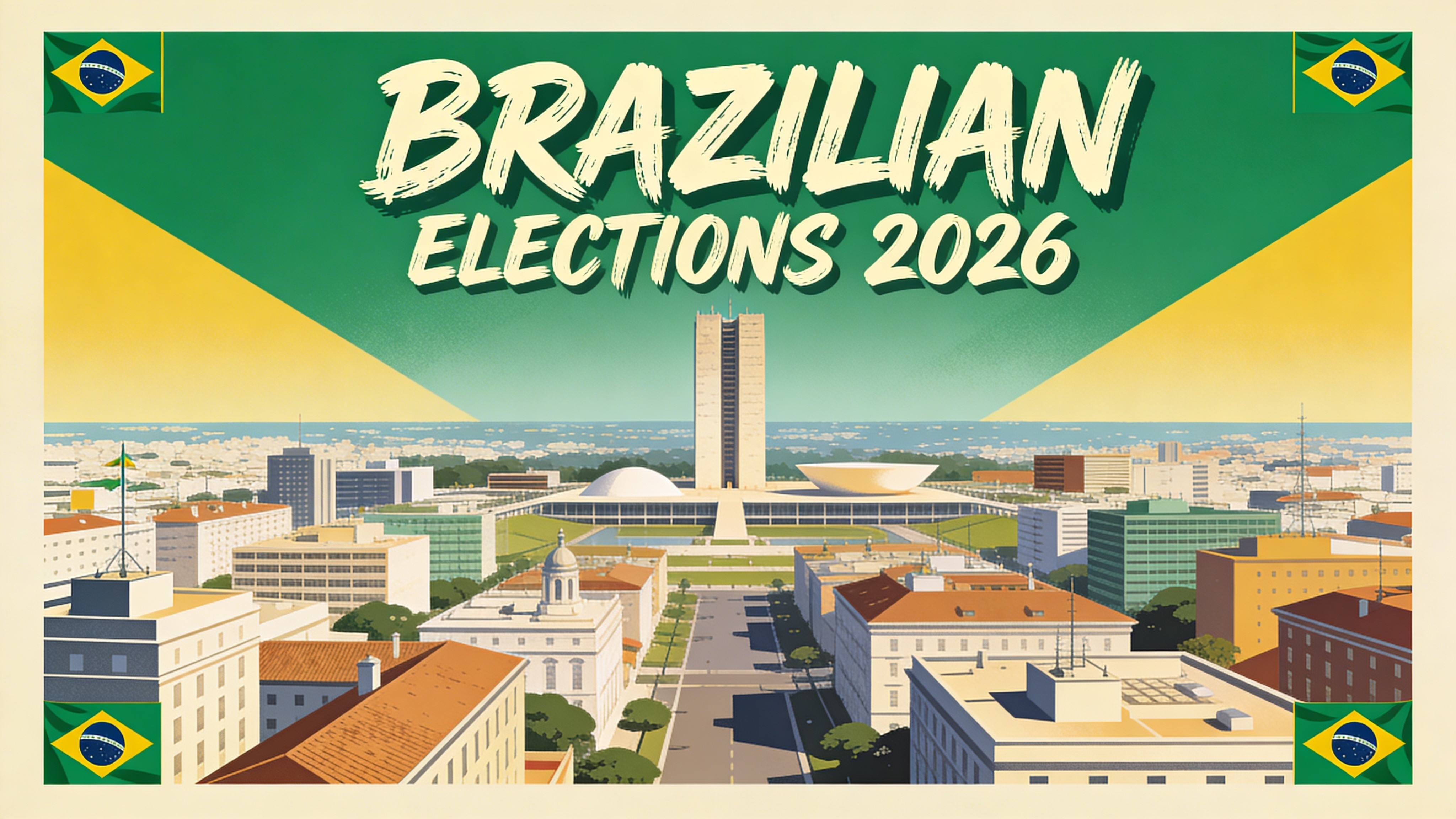 A digitally independent print of Brazil