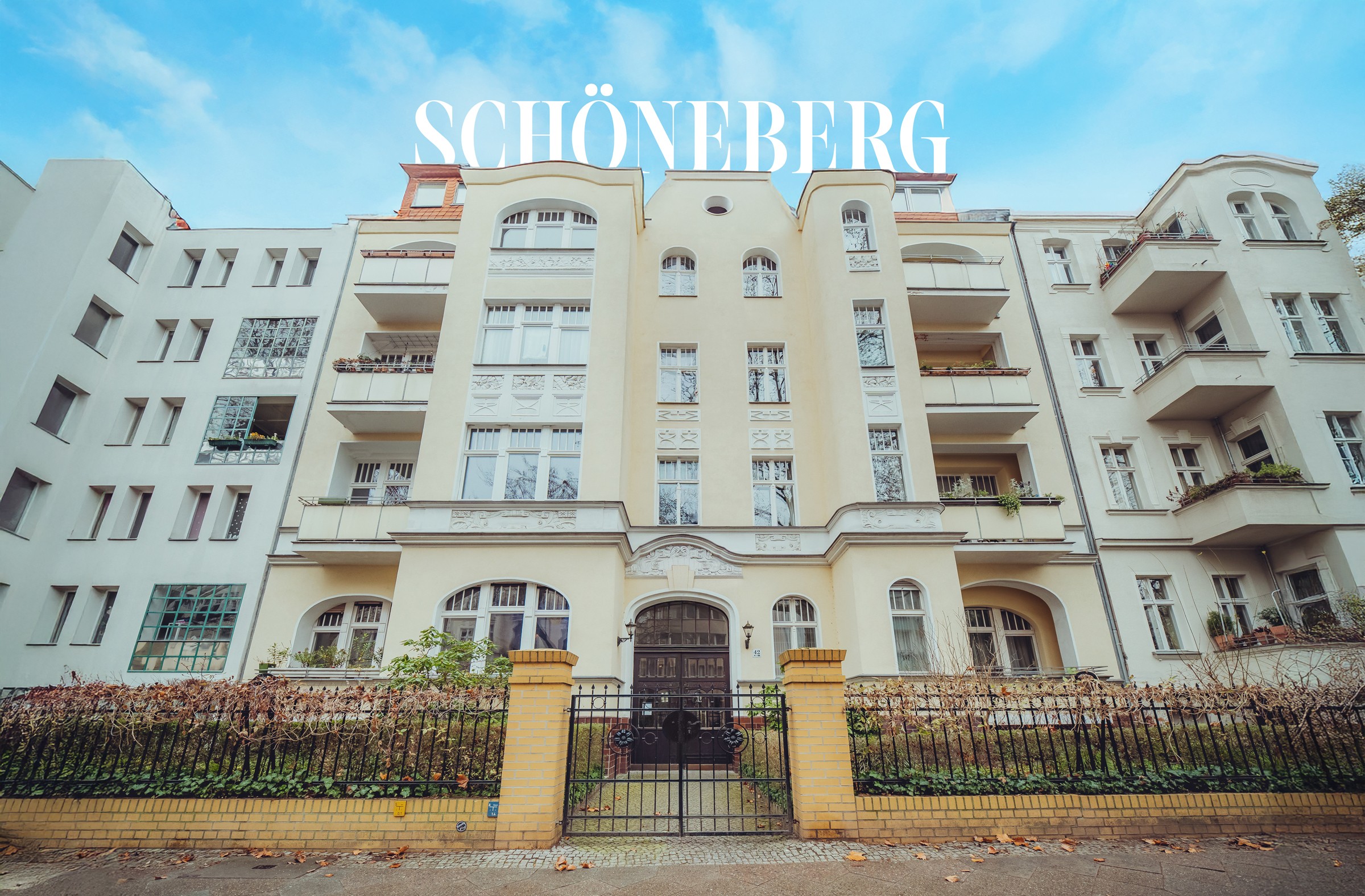 Außenansicht des Gebäudes, Eigentumswohnung, Altbauwohnung, Schöneberg Berlin Immobilienfotografie