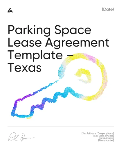 Parking Space Lease Agreement Template – Texas