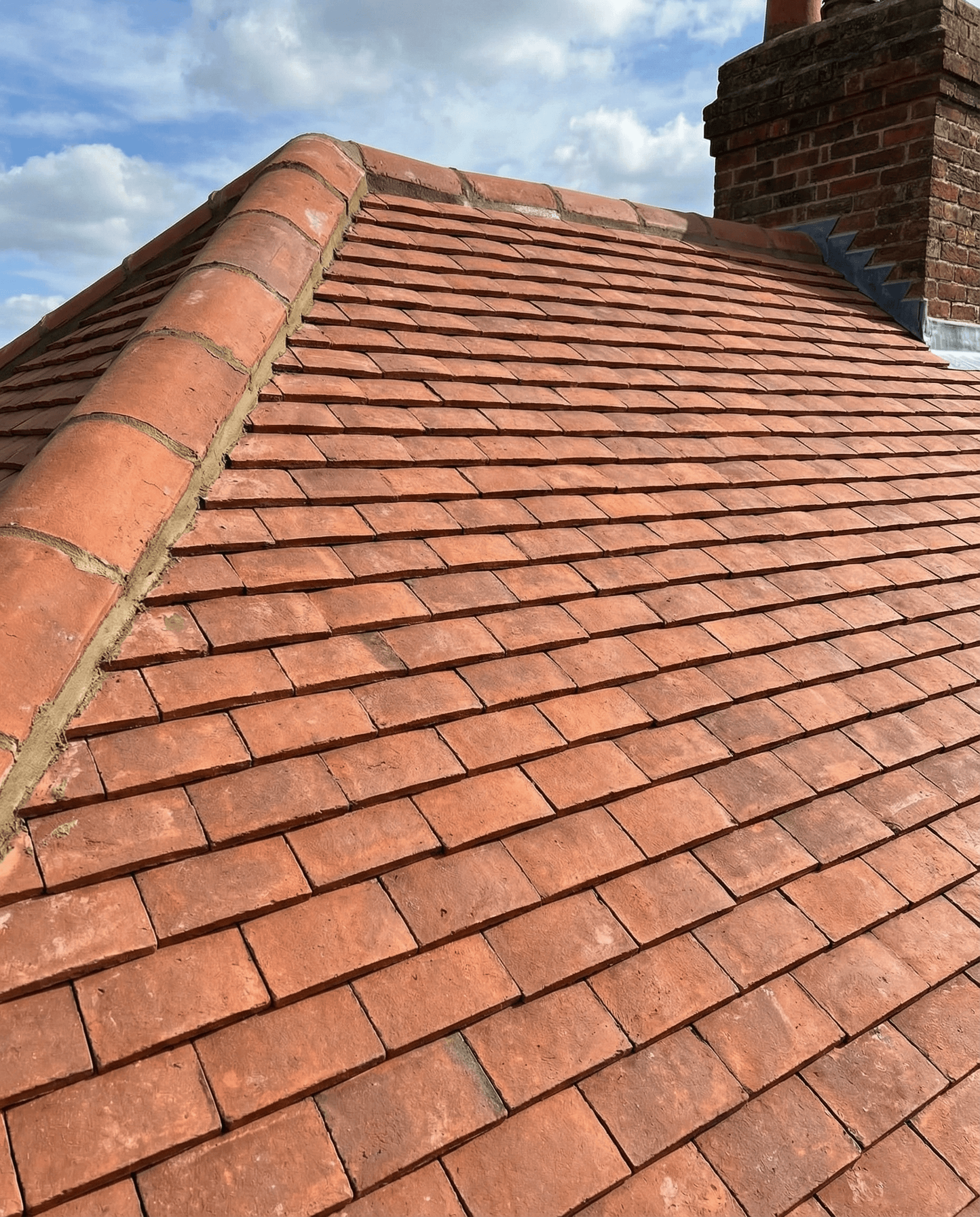 brown and white roof tiles
