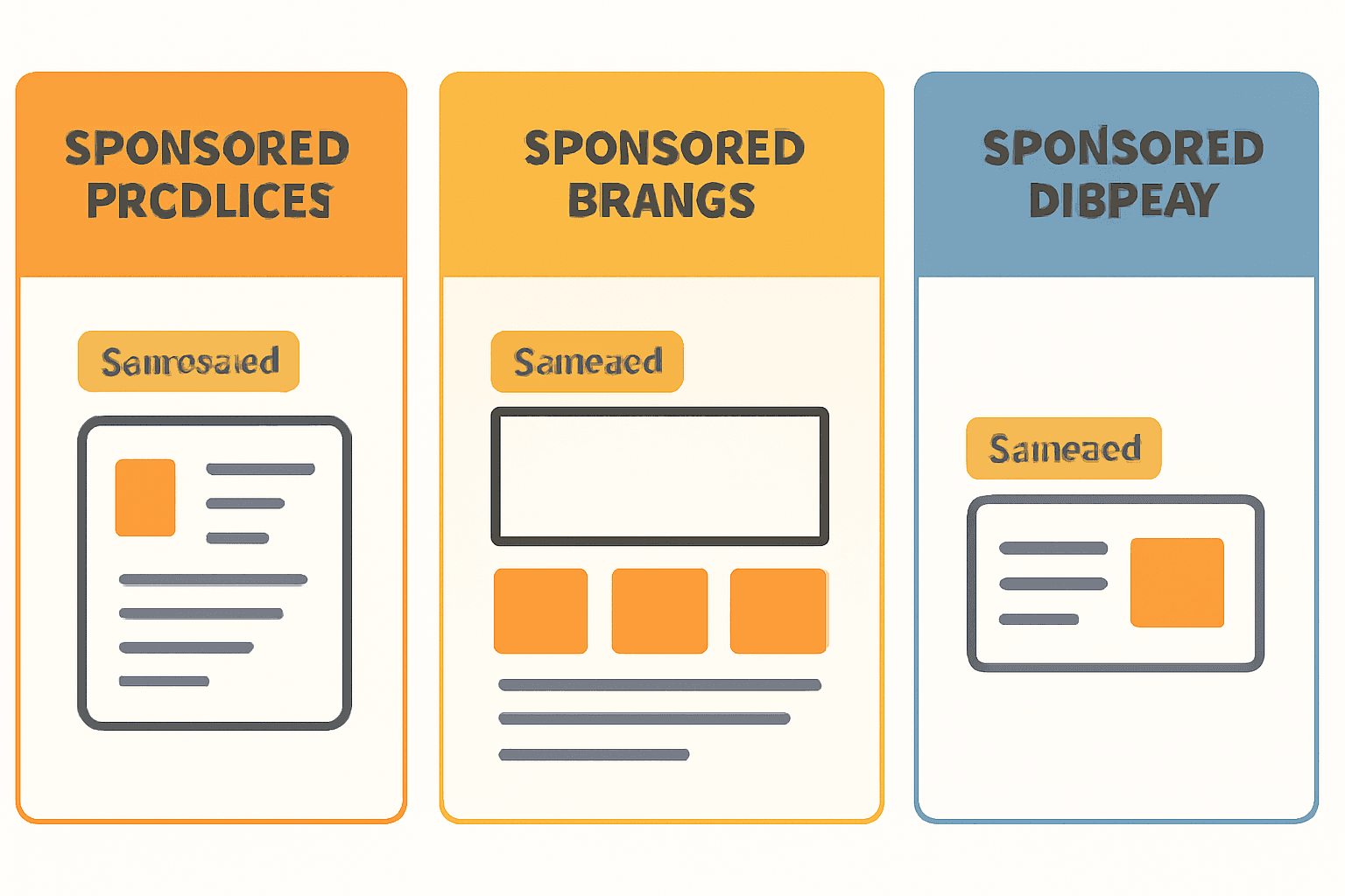 Amazon Sponsored Ads: Products vs Brands vs Display