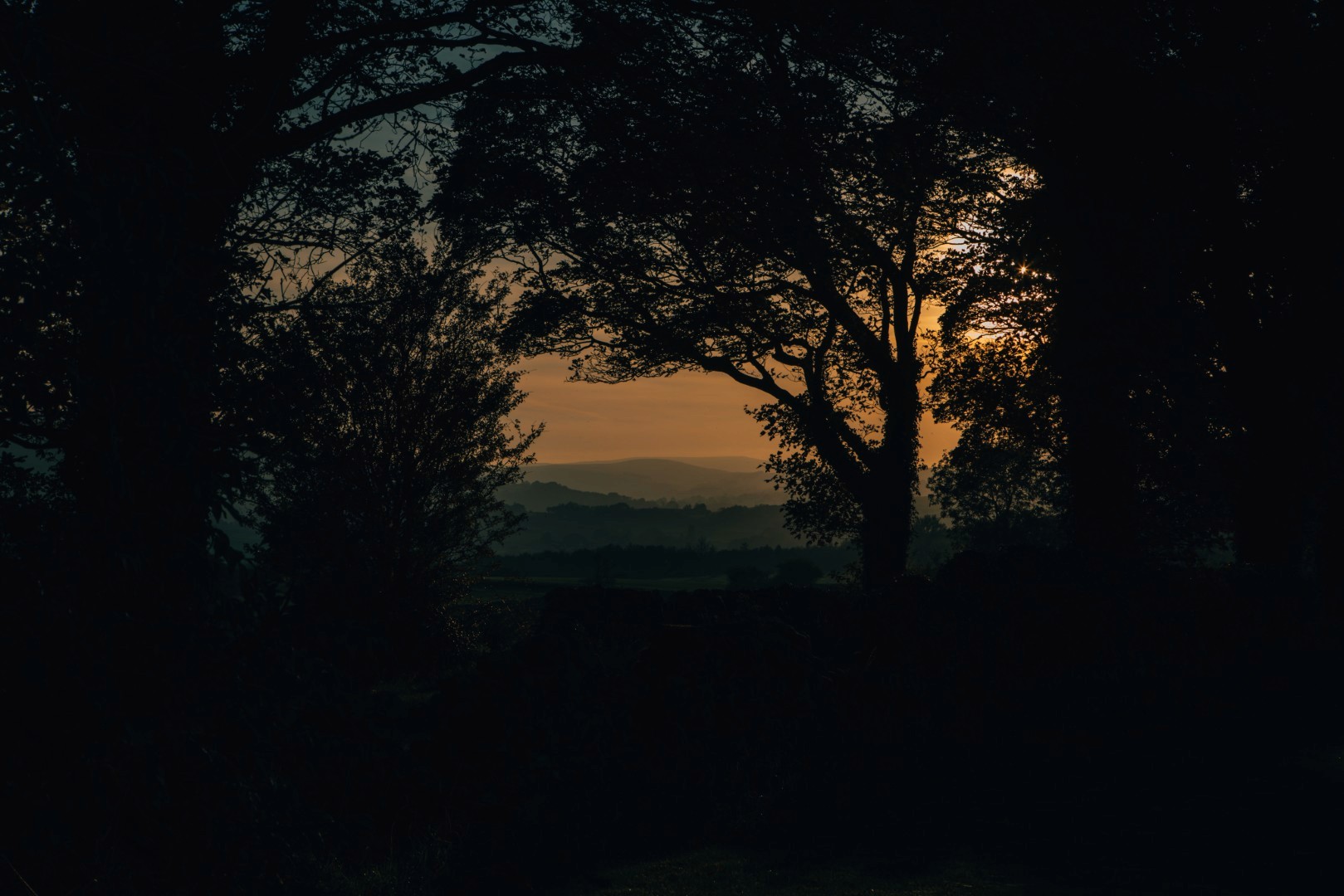 Sunset in the Yorkshire Dales. 