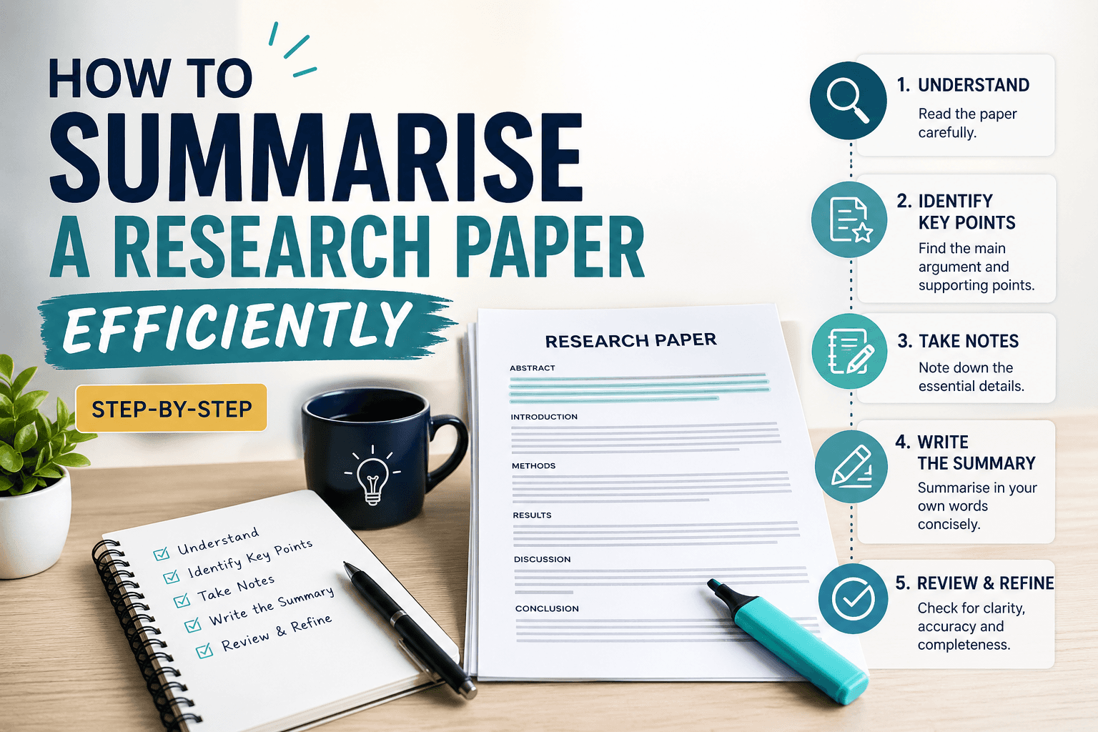How to Summarise a Research Paper Efficiently (Step-by-Step)