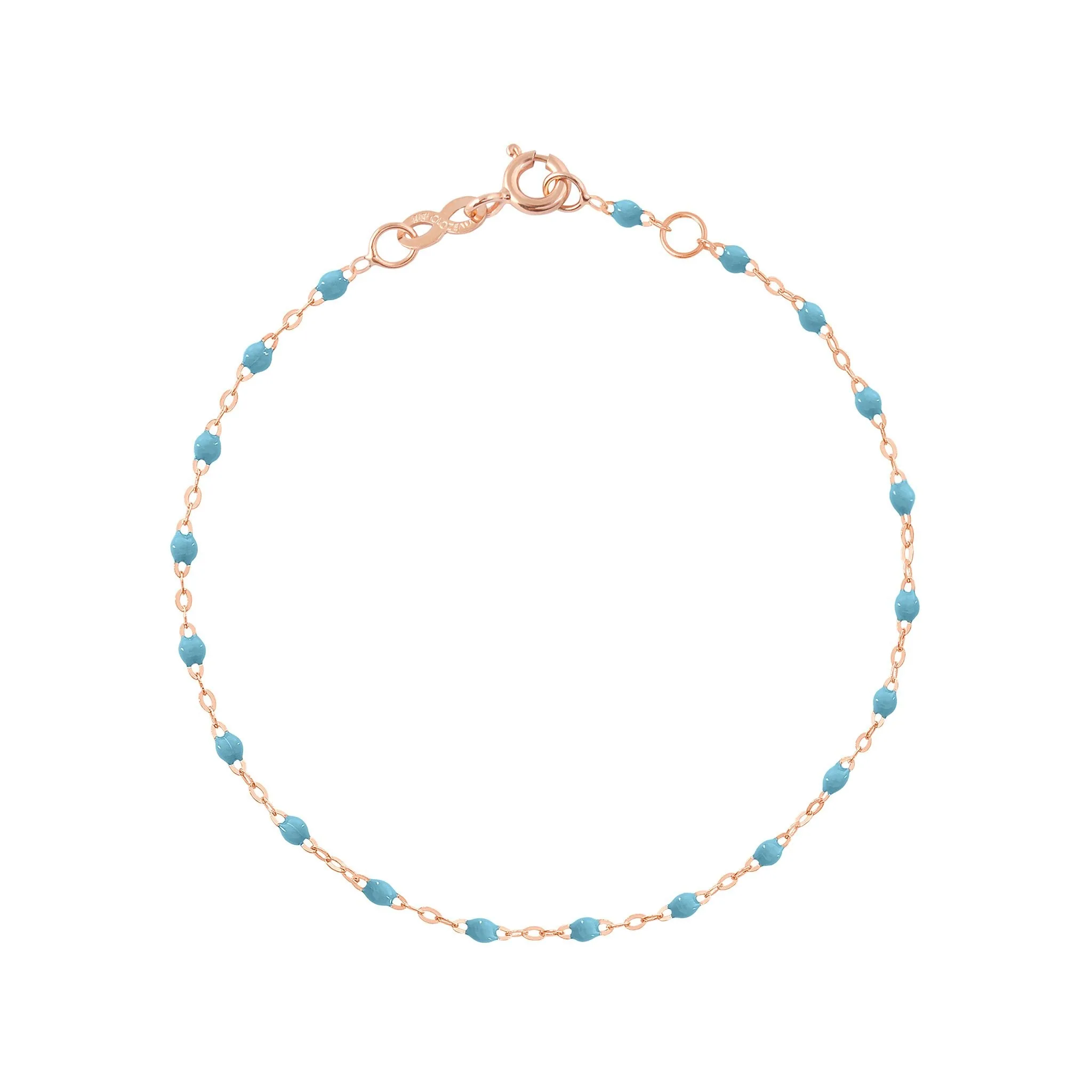 Bracelet turquoise Classique Gigi, or rose