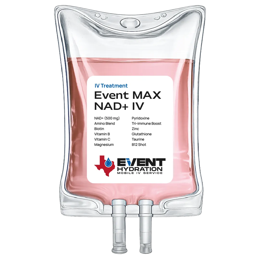 Event MAX NAD+ mobile IV therapy bag – Event Hydration