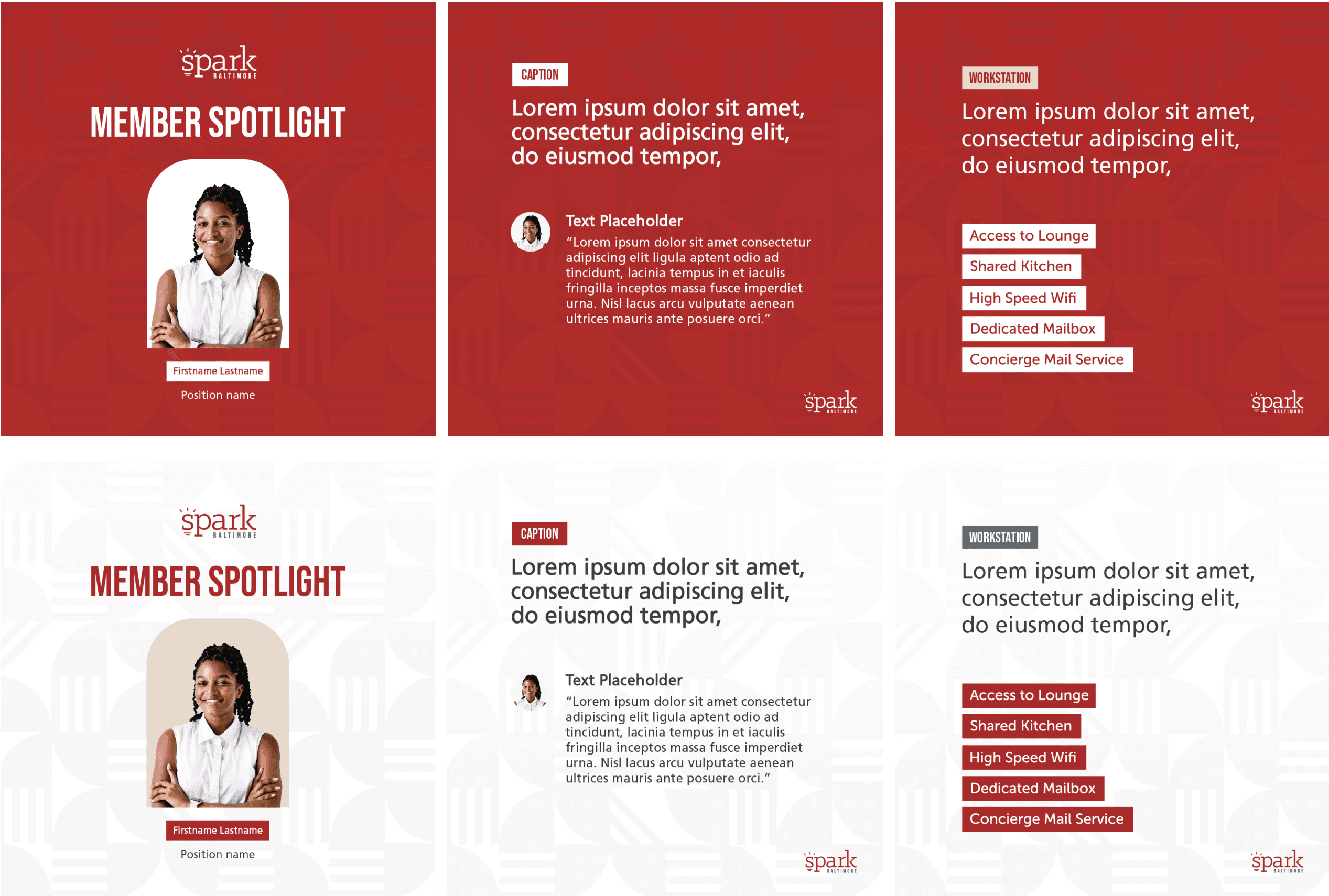 Old landing page designs