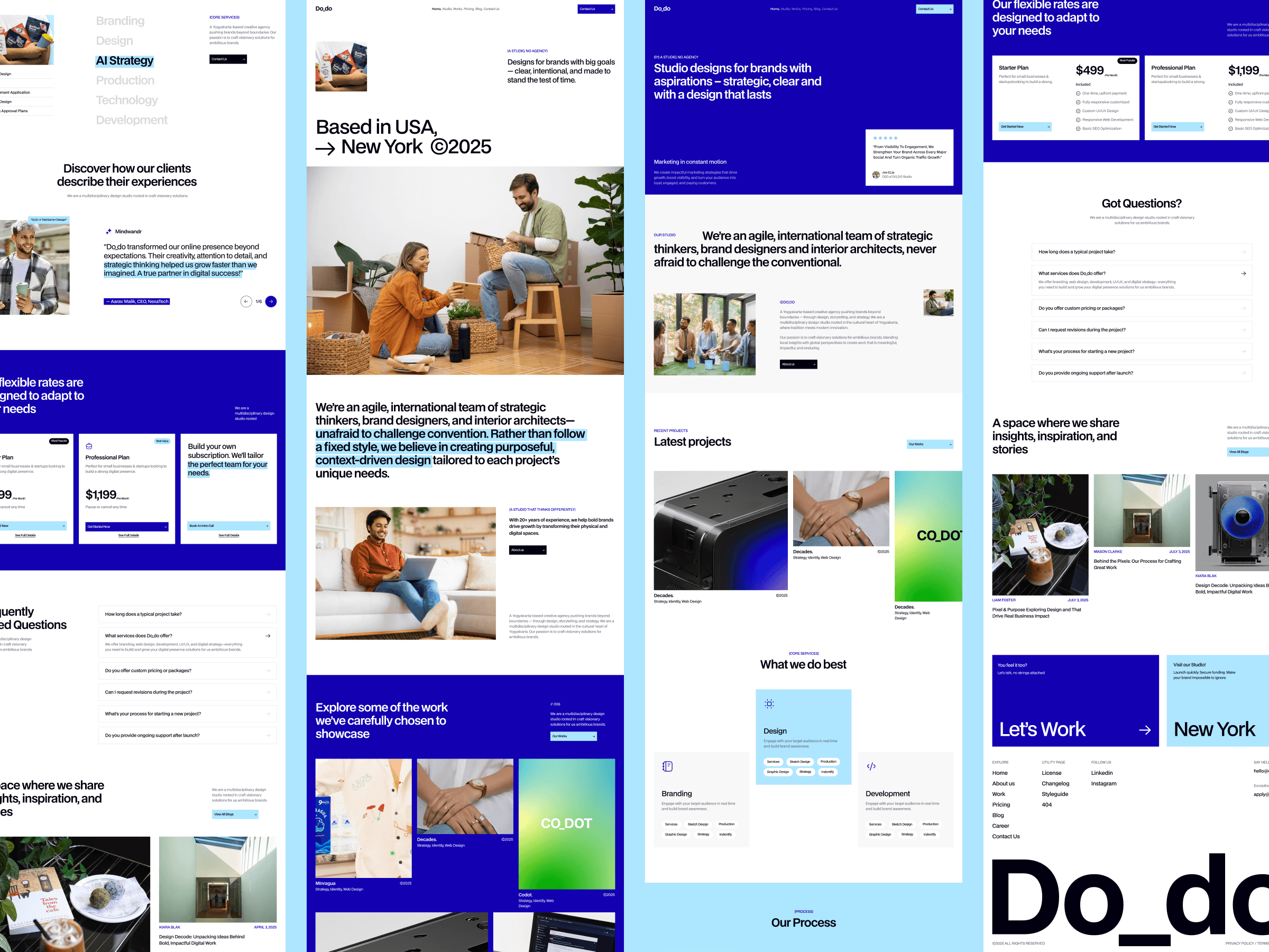 webflow agency template