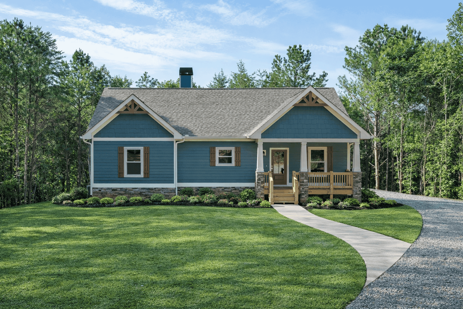 3 bedroom, 2 bathroom custom home in GA,TN,NC, and SC