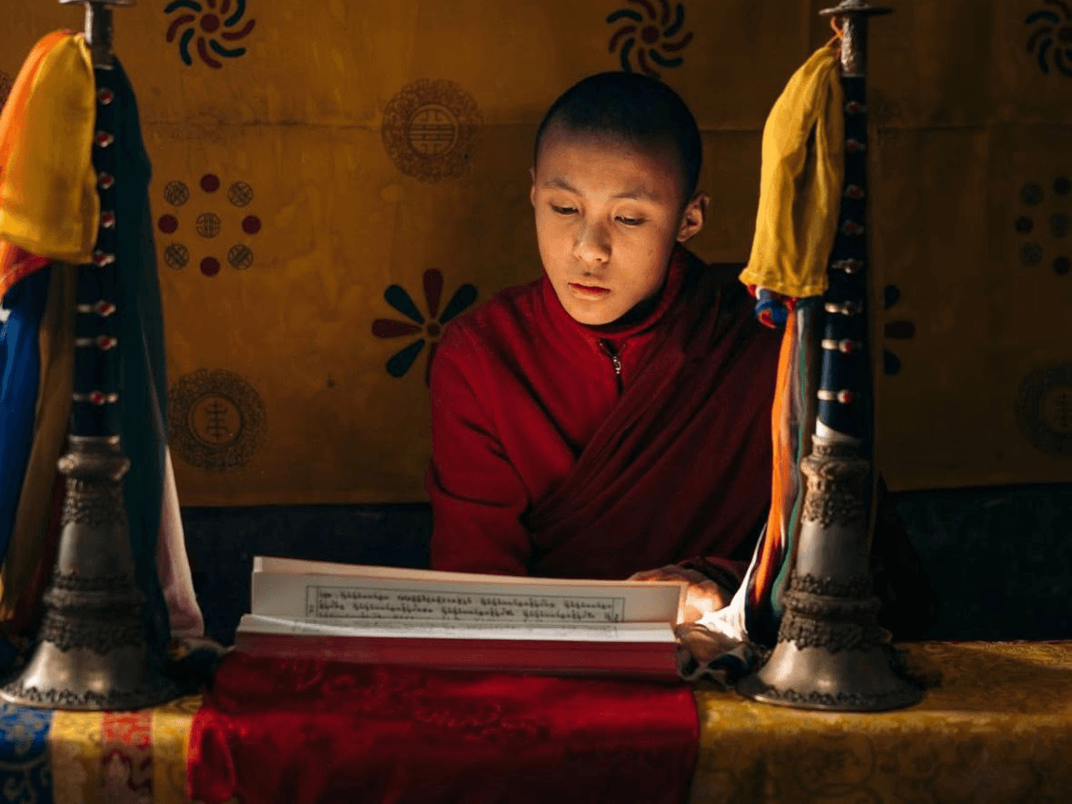 girl in white and pink dress with face mask